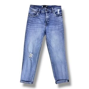 Kut from the Kloth Women’s Medium Blue Boyfriend Cropped Jeans